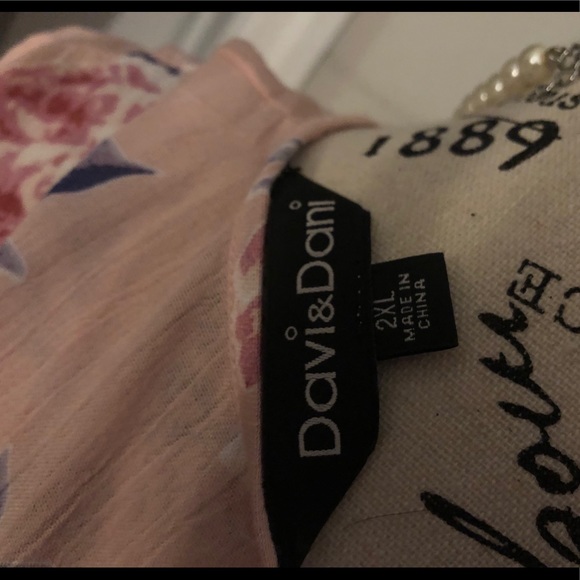 🌼LIKE NEW🌼David & Dani Pretty in Pink Plus Dress - Picture 3 of 13